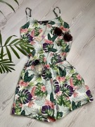 Nowy kombinezon krótki na lato, 95% bawełna, Esmara, rozmiar Xs