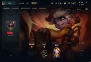 Konto LOL League of legends EUW Unranked 103 Postacie 44 Skiny 39 LVL
