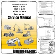 Liebherr R900 Series Service Manual Instrukcja diagnostyki i napraw