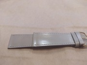 Pasek do zegarka r 24mm  chłodny beż skóra