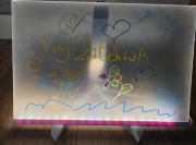 Tablica do rysowania podświetlenie led 