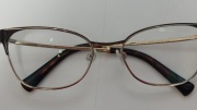 oprawki, okulary BVLGARI złoto-brązowe ELEGANCKIE