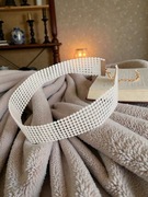 Naszyjnik choker elegancki biały biżuteria damska