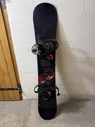 Deska snowboard Palmer Prodigy + wiązania Drake + buty DC rozm 47