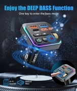 LENC ENT FM Transmitter Bluetooth 5.0