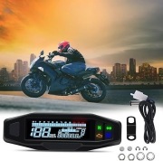 KAOLALI Uniwersalny Motocyklowy Prędkościomierz LCD z Sensorem