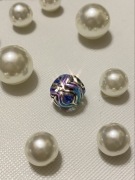 Charms pawie pióro S925