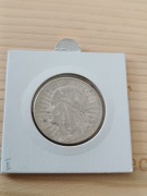 Moneta 5 zł z 1934 II RP głowa kobiety, Jadwiga srebro 0/750