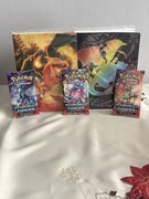 Albumy 2x na 240kart Pokemon oraz 3 x Boostery Temporal Forces
