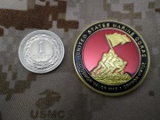 Challenge coin USMC  Marine Corps War Memorial