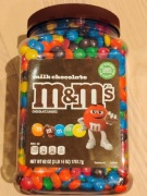 M&M milk chocolate candies 62 oz -  1.75 kg