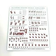 Warhammer 40000: TAU EMPIRE INFANTRY DECALS 