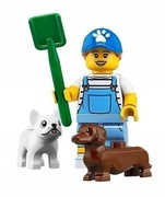 LEGO Minifigurka – Opiekunka Psów (Dog Sitter) | Seria 19 | wysyłka 24h