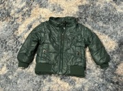 Kurtka ciepła zimowa B&Q Kids 92 cm dziecięca ocieplana z polarem zielona