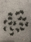 50 sztuk plastikowych pajakow