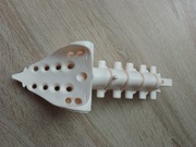 Kręgi lędźwiowe kostek szkielet ciało człowieka National Geographic