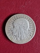 Polska, 5 zlotych 1932 Głowa Kobiety Polonia II RP