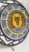 Dekoracja ścienna 3D – Znak Zodiaku Lew | 32 cm | 5 warstw HDF