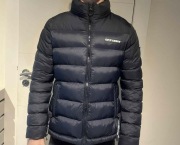 Kurtka puchowa off white czarna męska XXL M