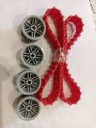 2 Duże Gąsienice Lego + 4 Koła 53992 13972 56145  gąsienice 36 ząbków