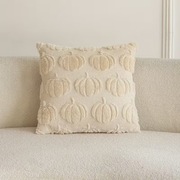 Jesienna Poszewka na Poduszkę z Motywem Dyni Miękki Pluszowy Plusz 