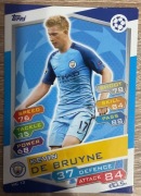 TOPPS MATCH ATTAX UEFA CHAMPIONS LEAGUE 2016/17 KARTA KEVIN DE BRUYNE