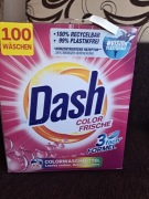 Proszek do prania kolorów niemiecki DE DASH Color Frische 100 prań 6 kg
