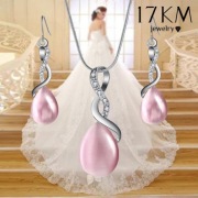 Komplet biżuterii ślubnej Turmalin Piękny prezent