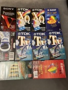 Kasety VHS SONY TDK  8 sztuk nagrane filmami