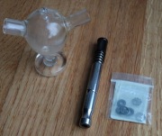 Waporyzator Dynavap z zestawem uszczelek sitek mini bubbler 
