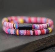 Bransoletka dla kobiet i mężczyzn. Styl Boho. Zacisk - magnes. Nowa.