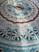 Ręcznik plażowy okrągły - mandala nowy 150 cm 