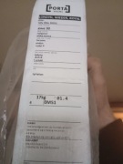 drzwi wewnętrzne Londyn białe pełne 90 lewe z futryną