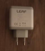 Leaf Ładowarka Sieciowa 2XUSB 2.1A + Kabel Typ-c