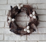 Wianek wielkanocny , wiosenny 29cm