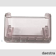 LEGO 92583 SZYBA do auta 3 x 6 x 2 ciemna przezroczysta / Trans-Brown 