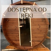 Od ręki Sauna Ogrodowa Bania Ruska z Piecem Harvia 9 kW  