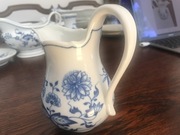 Duży mlecznik ręcznie malowany podszkliwnie, echt kobalt, HUTCHENREUTHER 