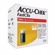 Accu-check fastclix 204 szt bębenki nowe