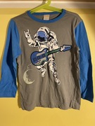 Gymboree bluzka z długim rękawem kosmos astronauta 