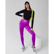 Olavoga nowe legginsy M 38 Judith fioletowe podkreślające sylwetkę