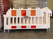 Barierka PCV ostrzegawcza U20a certyfikat na NIEMCY barierka oddzielająca 