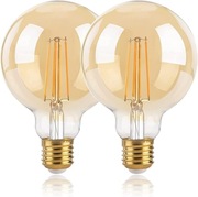 Żarówka EXTRASTAR Edison Vintage, LED G95 E27, 4 W - 2 szt.