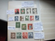 16szt. znaczki Mi 162 KOMPLETNY ROCZNIK 1953 Niemcy RFN kasowane BRD