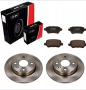 TARCZE+KLOCKI TYŁ OPEL ASTRA G H OPEL MERIVA A