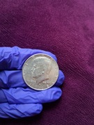 Srebra moneta 1/2 dolara Kennedy 1968 ag 400 