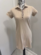 Burberry sukienka polo | L | beżowa | klasyczna | premium | logo