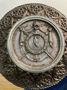 talerzyk ozdobny metalowy NAPOLEON EMP. ET ROI podstawka na bizuterie