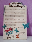 Tablica alfabet personalizacja 