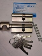 Wkładki WILKA K423 komplet 30/40 + 30/40G atest kl-C  5szt kluczy nikiel